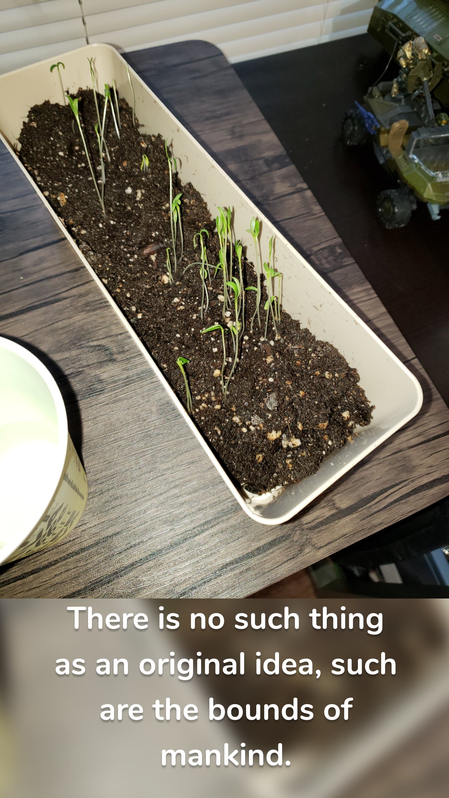 There is no such thing as an original idea, such are the bounds of mankind.